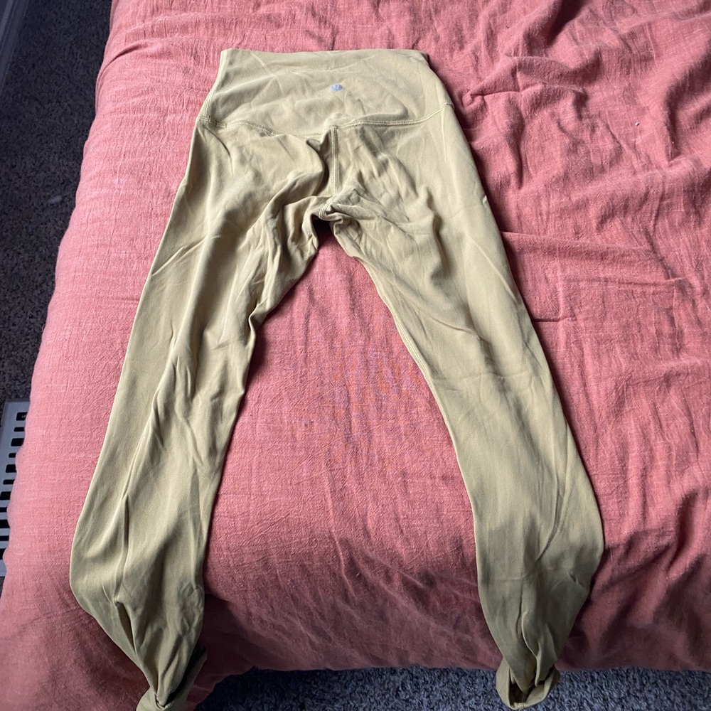 Mustard yellow align leggings